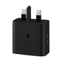 Samsung 25W PD 3-pin USB-C Black Charging Adapter